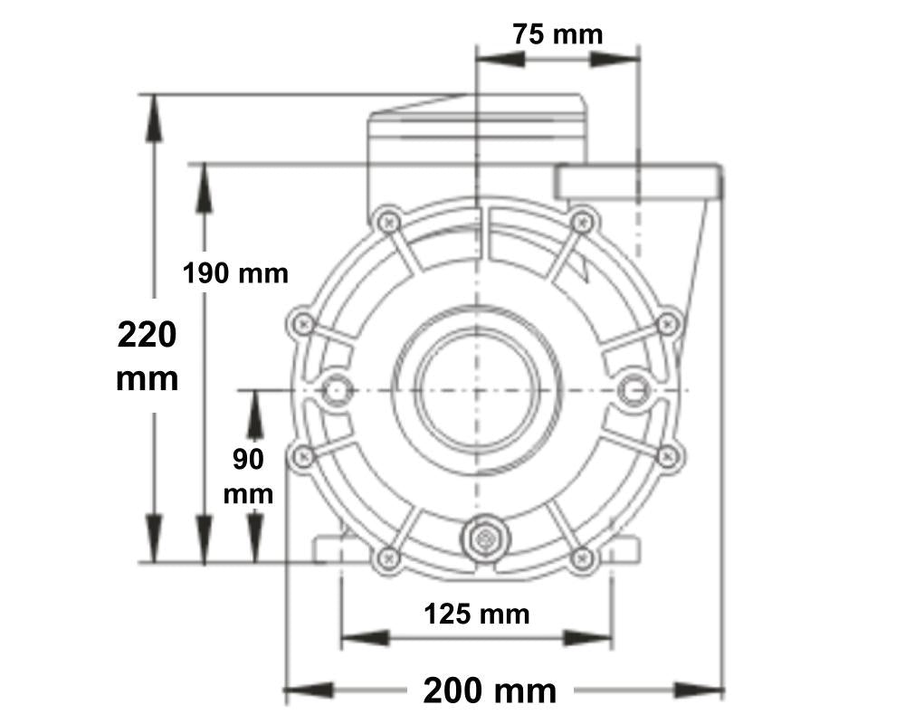 LX LP200 2HP 1-Speed