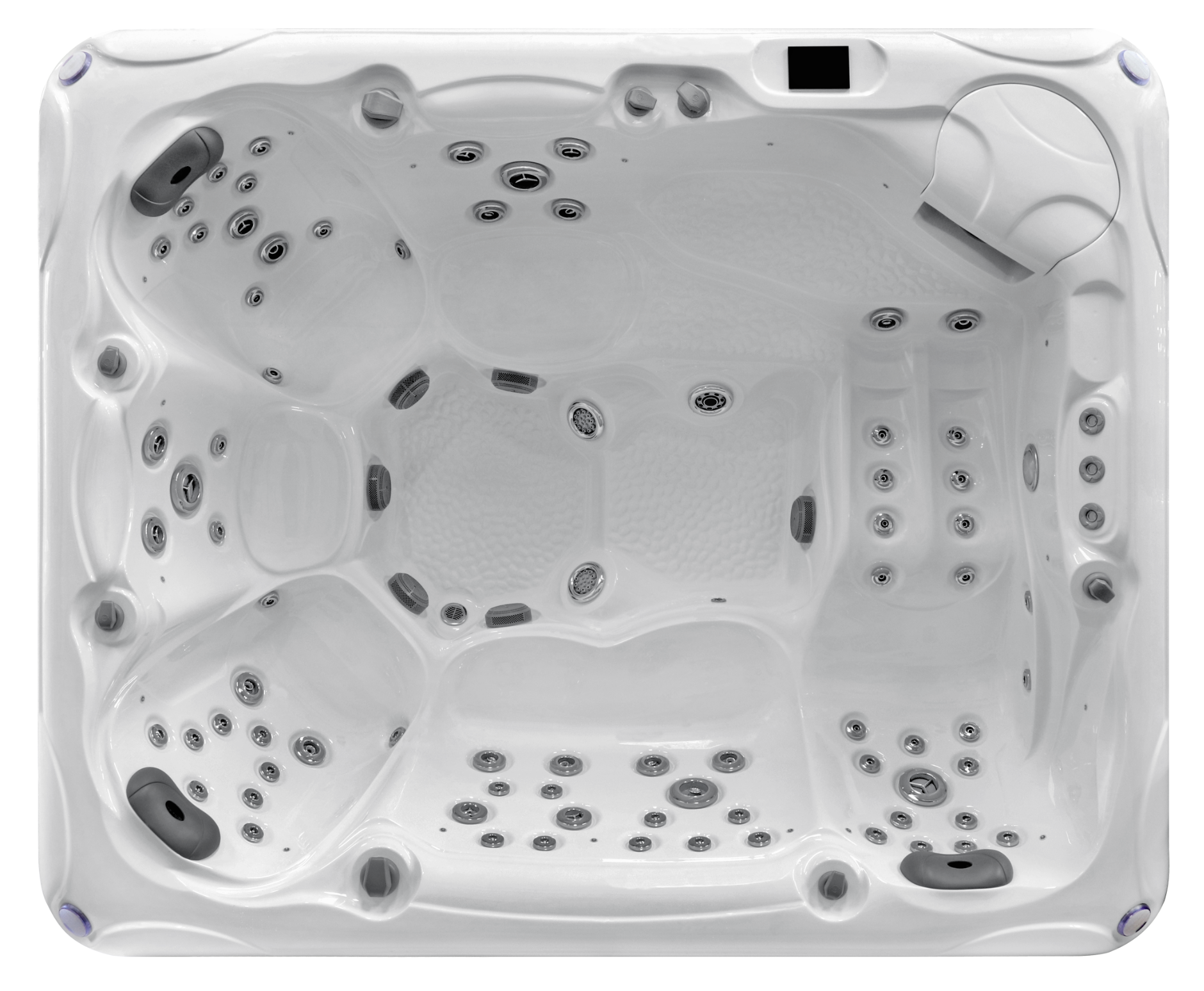 Spabad | Emerald | 7 personer (280x228x96cm)