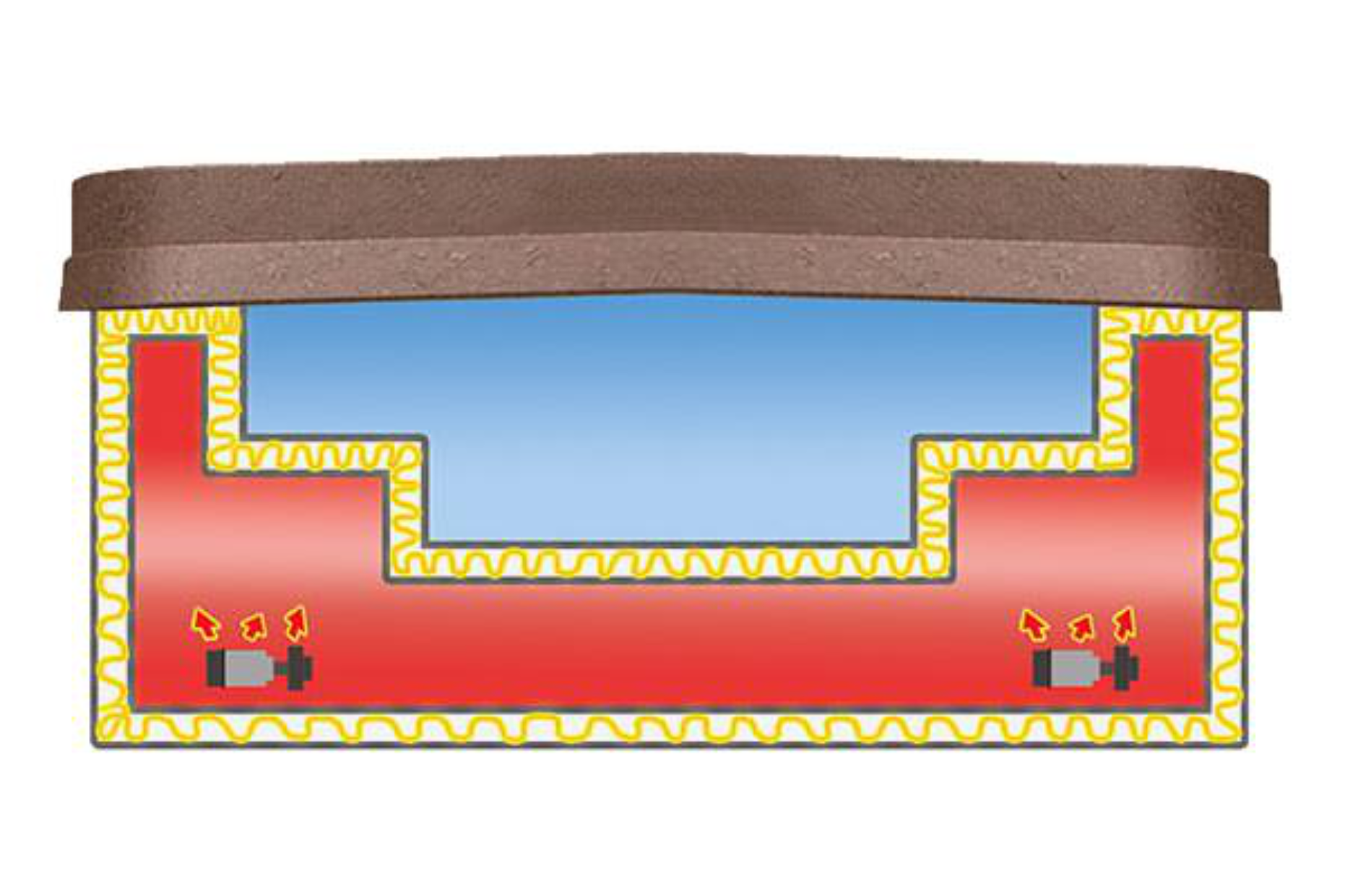 Swimspa | LUSSO | (528x228x163cm)