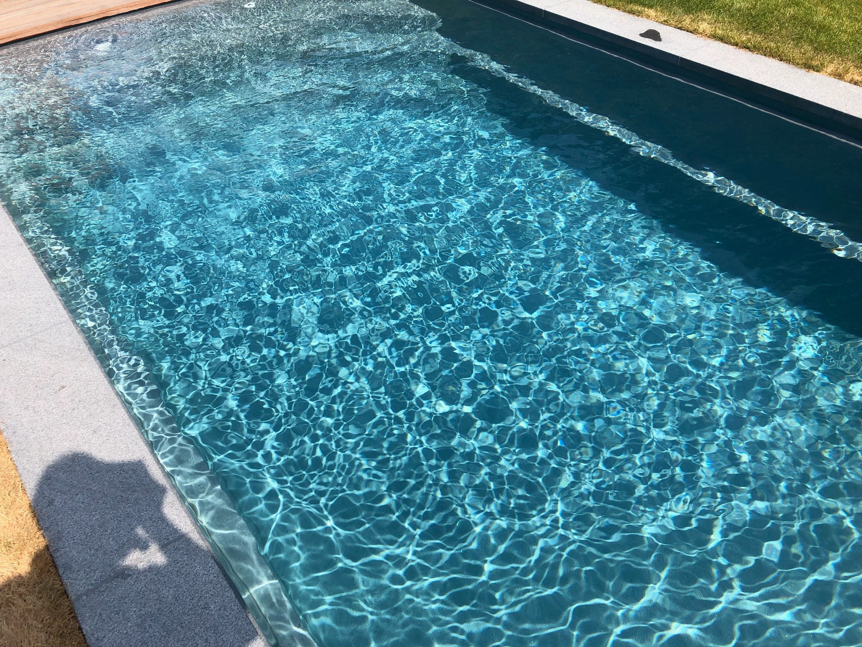 Fristående Glasfiberpool