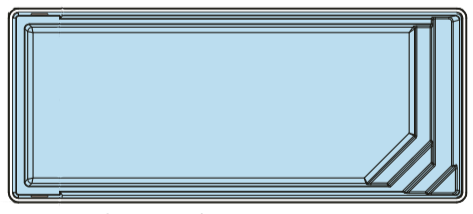 Glasfiberpool Delta