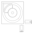 Drop Pisara (220x220cm)