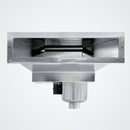 Rostfri stålpool INOXline Bräddavlopp