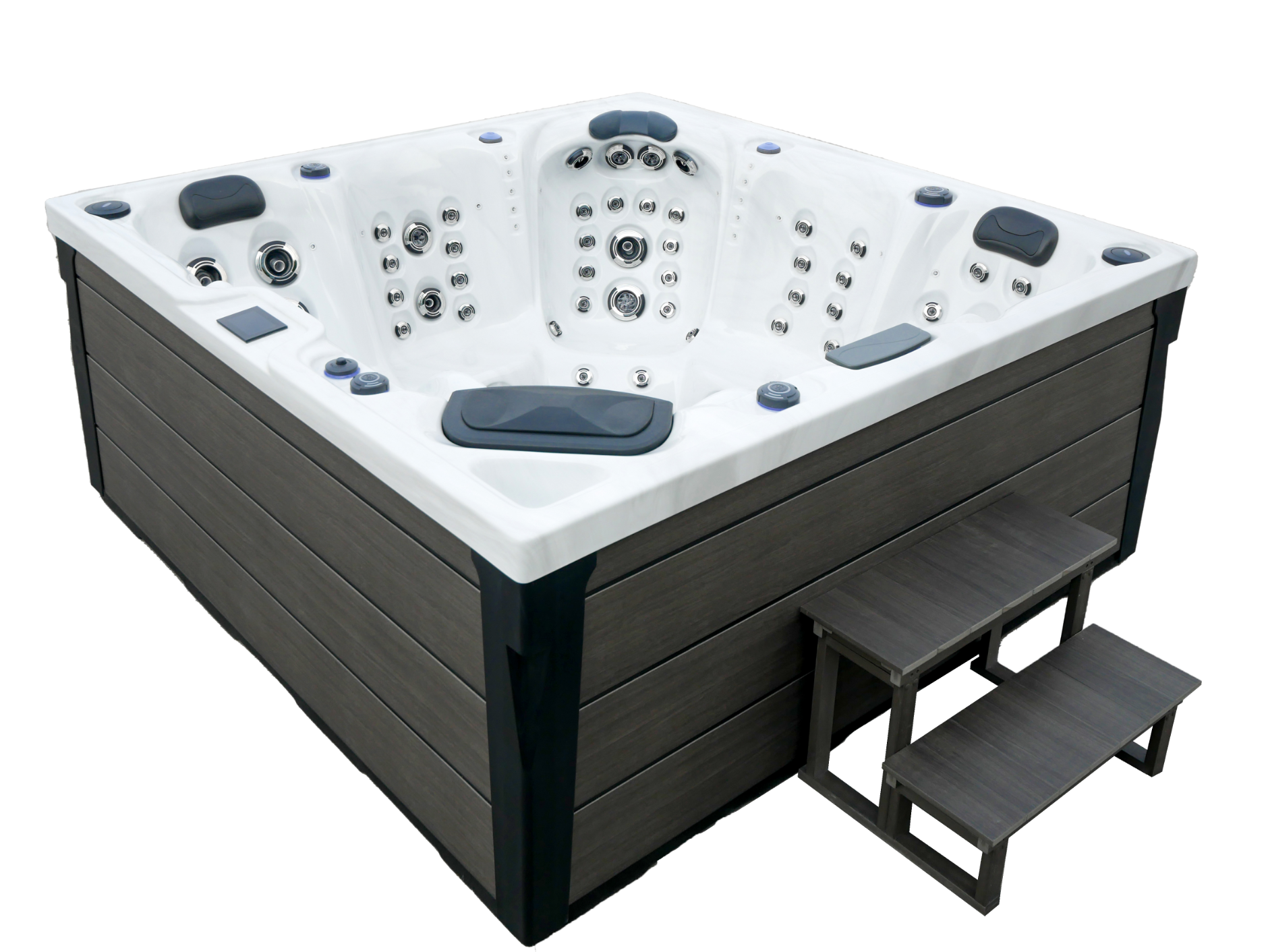 Spabad | Onyx | 5 personer (220x220x94cm)