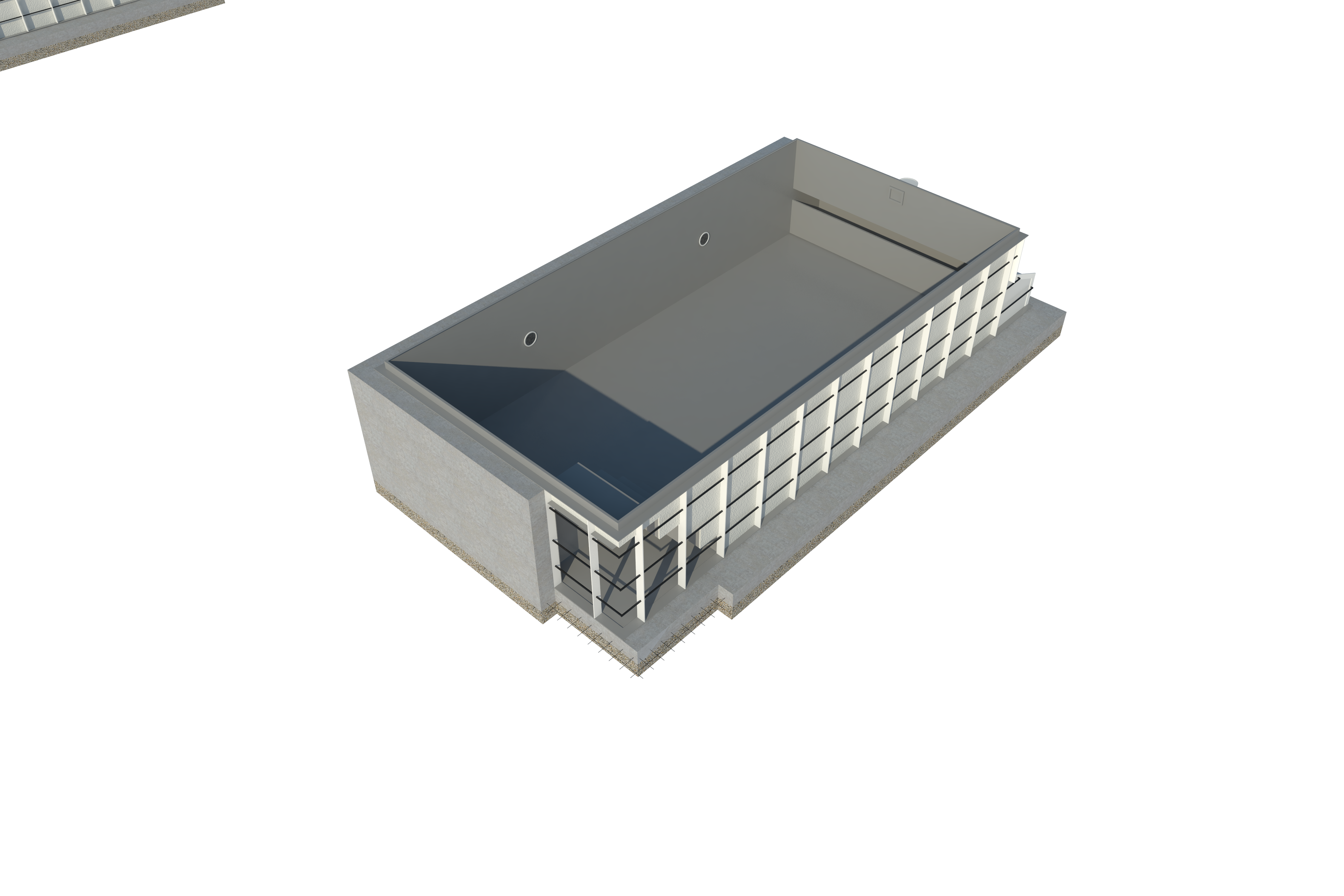 PP Pool Bräddavlopp