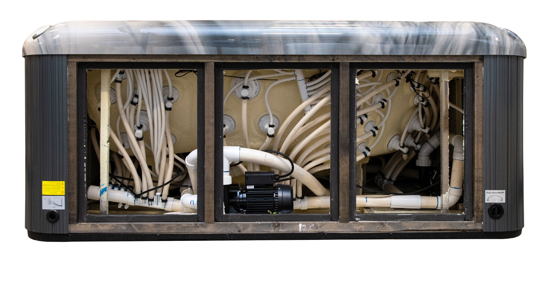 Spabad | Tourmaline | 6 personer (230x230x96cm)