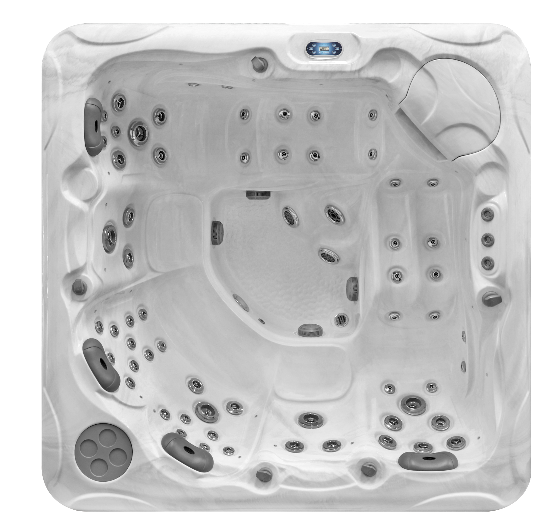 Spabad | Tourmaline | 6 personer (230x230x96cm)