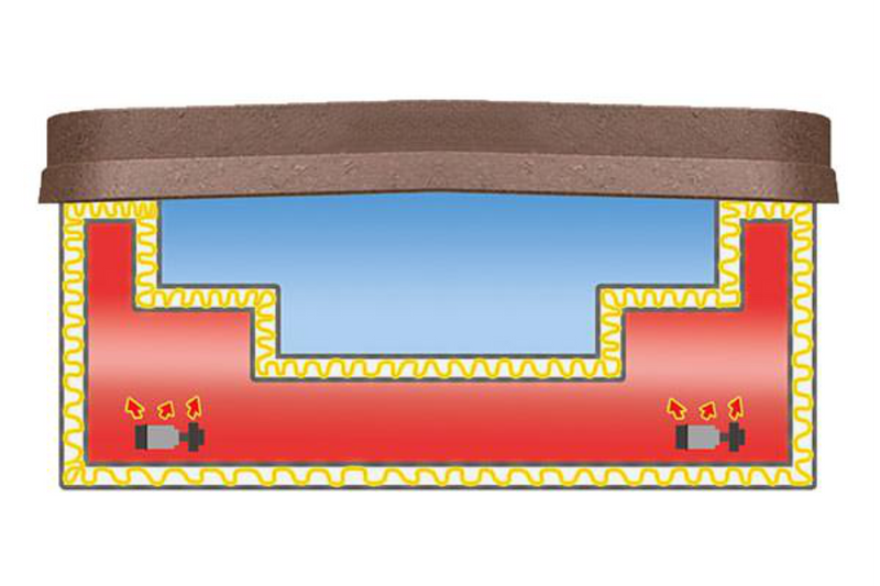 Spabad | Onyx | 5 personer (220x220x94cm)